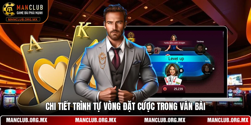 Chi tiết trình tự vòng đặt cược trong ván bài