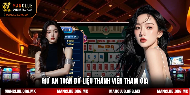 Giữ an toàn dữ liệu thành viên tham gia