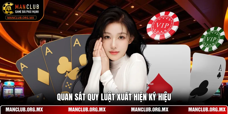 Quan sát quy luật xuất hiện ký hiệu